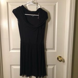 Sequin hearts black dress